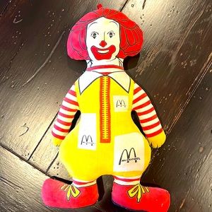 Vintage Ronald McDonald toy. Some light stains. Original tag has been removed.